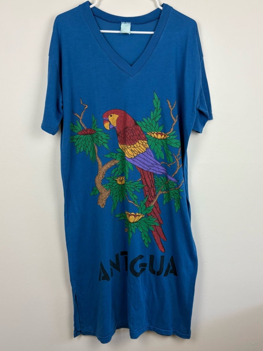 Vintage Antigua souvenir nightshirt/swim coverup One Size Unbranded punk - Picture 3 of 9